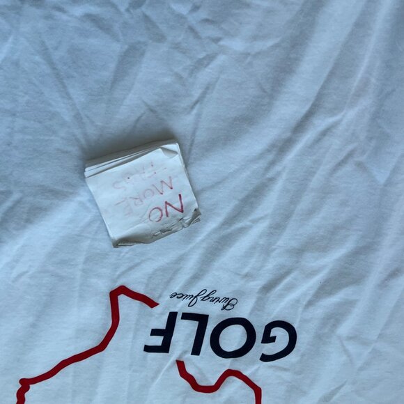 Swing Juice Texas Golf Tshirt Size Large White Cotton State Outline Unisex - Picture 4 of 7